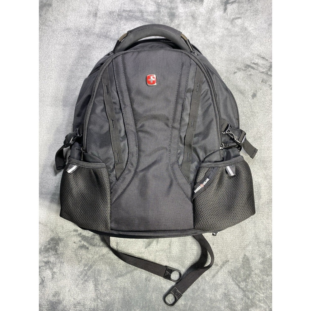 Swiss Gear Airflow Scan Smart Laptop‎ Tablet Backpack Glasses Black 11 Pockets